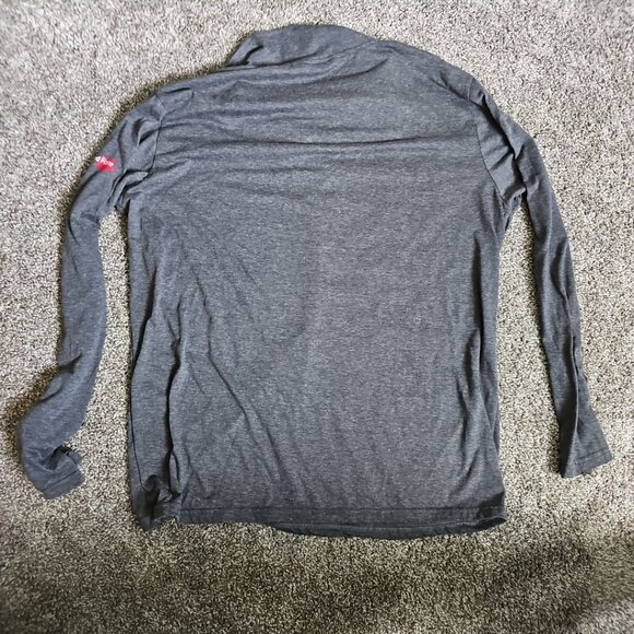 Coyote Chicago White Sox Quarter Zip SZ XL Gray Lightweight Collared Sweatshirt - Picture 7 of 7